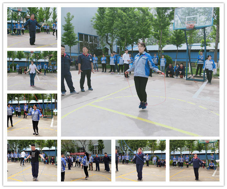 伴隨跳繩擦過地面的清脆聲，盡情展現(xiàn)著運(yùn)動(dòng)員們的輕盈風(fēng)姿