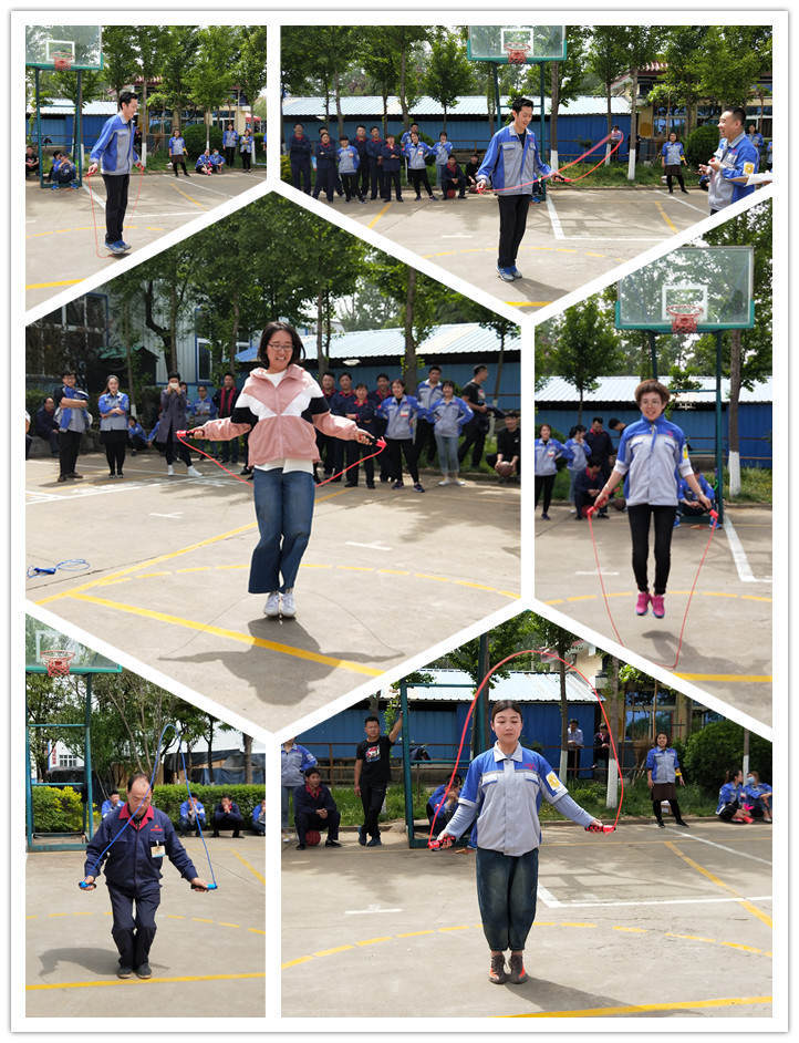 伴隨跳繩擦過地面的清脆聲，盡情展現(xiàn)著運(yùn)動(dòng)員們的輕盈風(fēng)姿