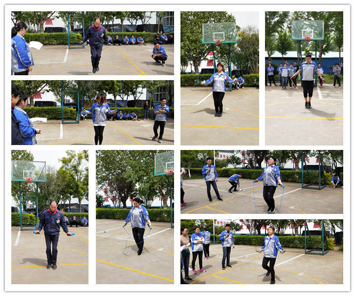 伴隨跳繩擦過地面的清脆聲，盡情展現(xiàn)著運(yùn)動(dòng)員們的輕盈風(fēng)姿