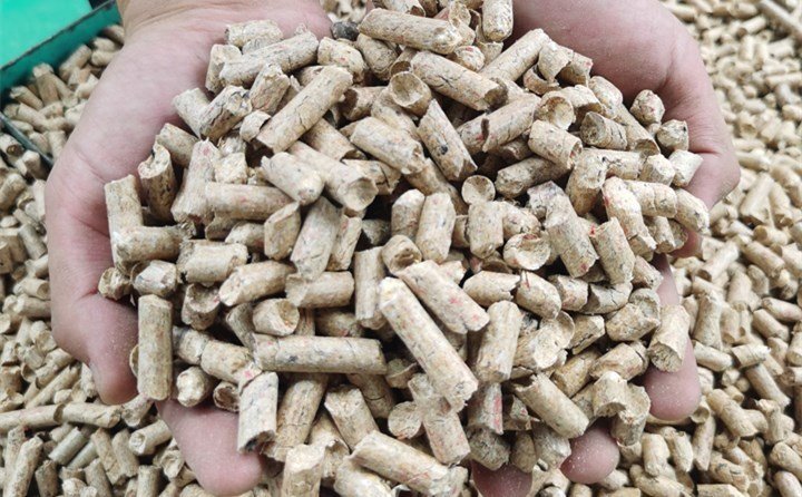 秸稈、鋸末、廢木頭等加工成顆粒狀的生物質(zhì)燃料